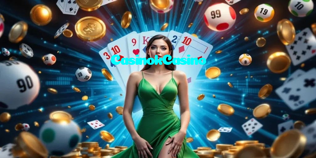 CasinokCasino casino presented on mobile device in Pakistan with slots and live games